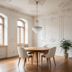 Krzesła Milano jadalnia w stylu klasycznym 2 - Jadalnia Milano